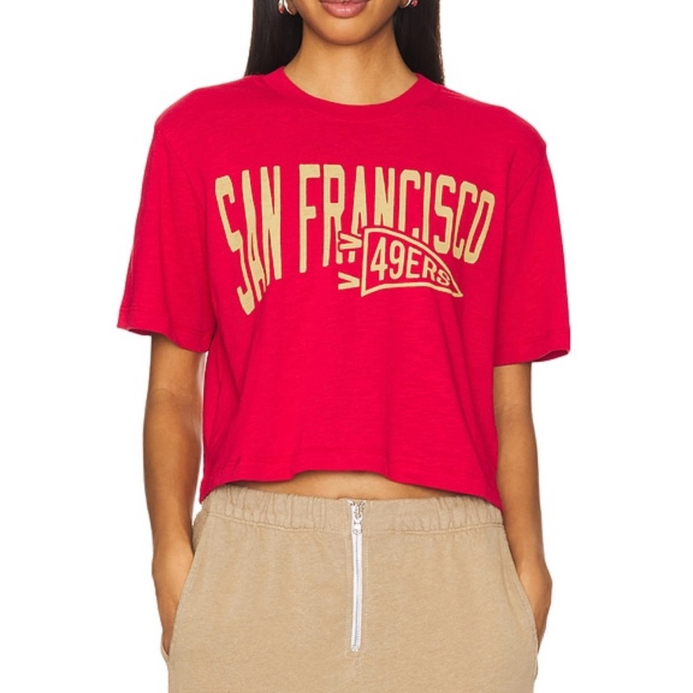 Junk Food Clothing Red San Francisco 49ers Tee